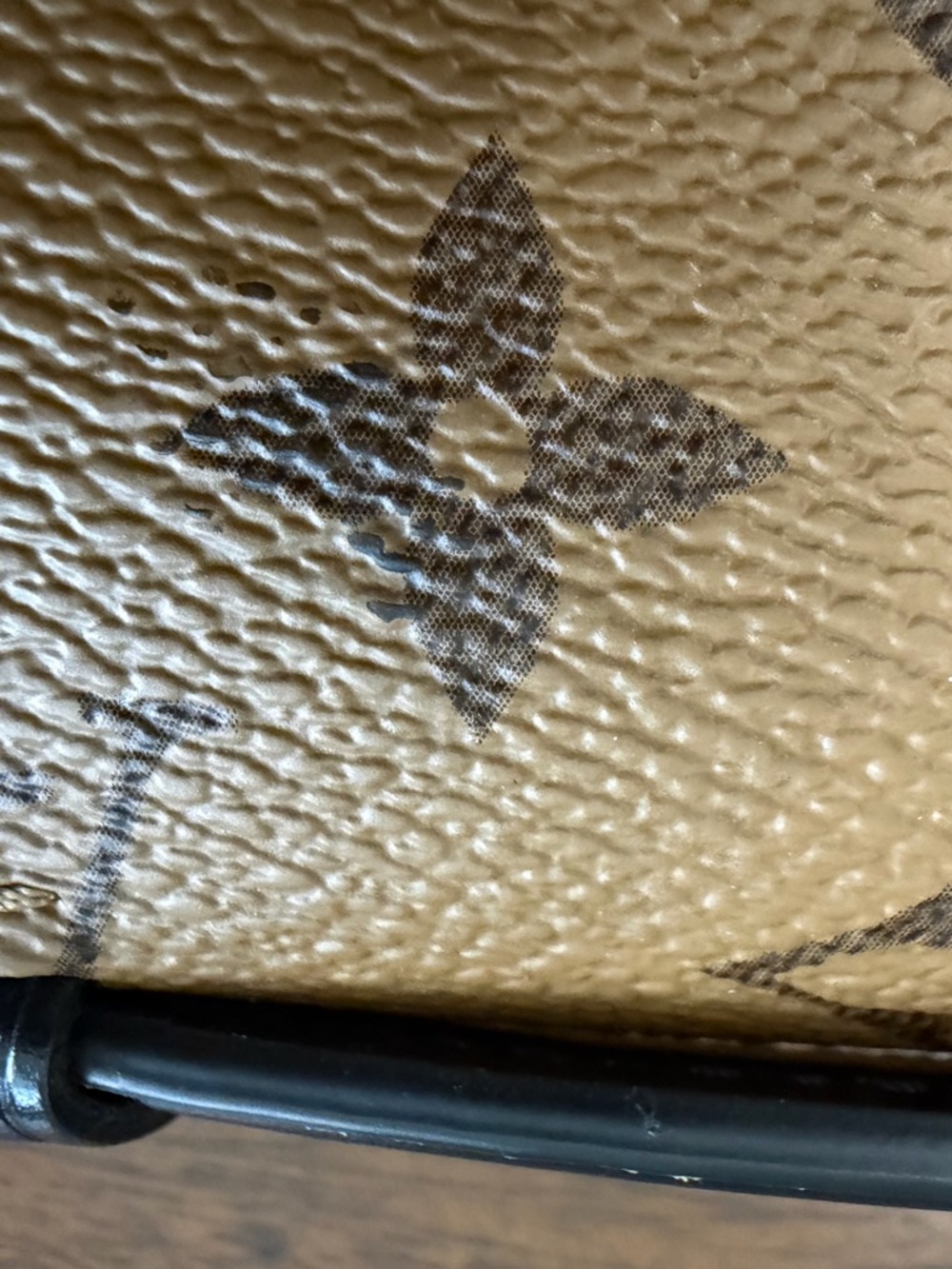 Louis Vuitton Two-Tone Monogram Crossbody in Brown and Tan - Picture 8 of 9